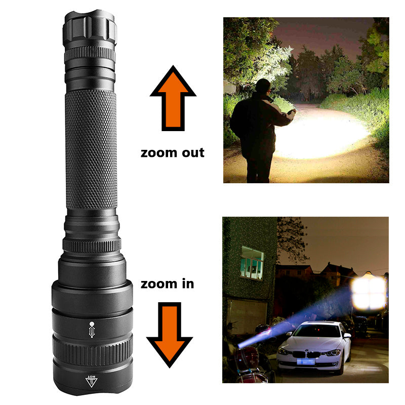 Strong light long rang flashlight